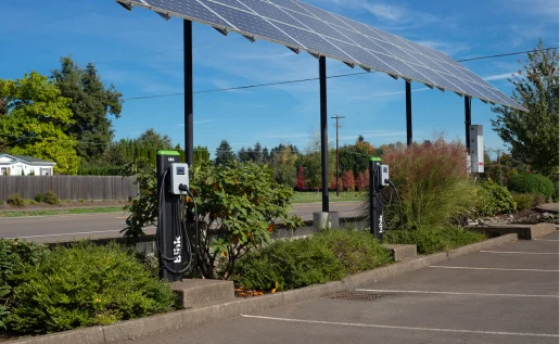 Public AC charging station